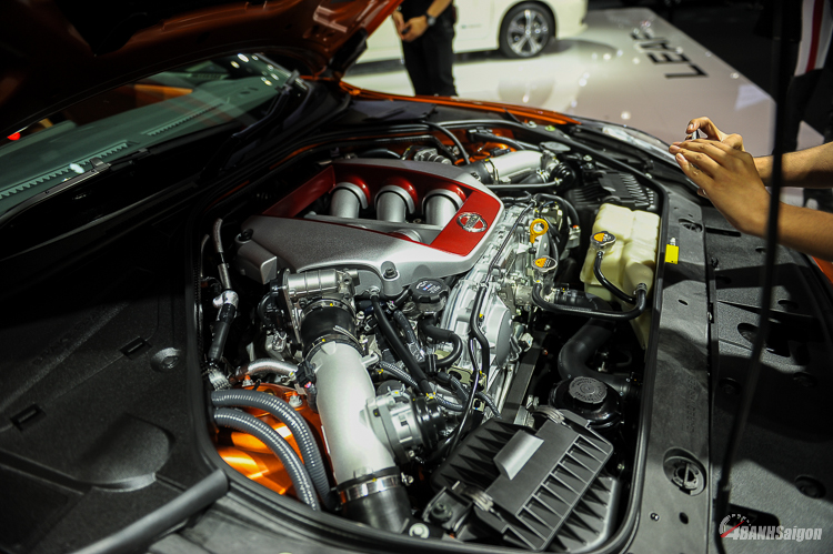 Khối động cơ V6 tăng áp kép của Nissan GTR R35
